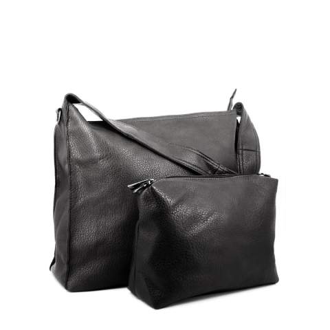 Bolso negro con bandolera