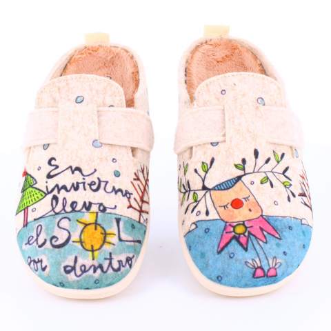 Zapatilla de Casa Fieltro...