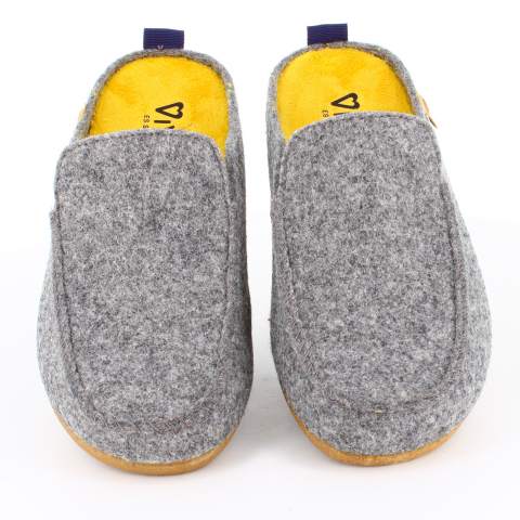 Zapatilla de Casa Fieltro Gris